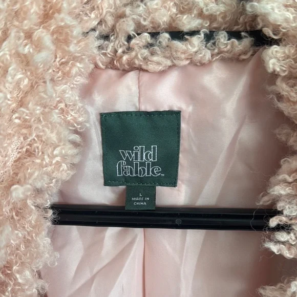 Pink Fuzzy Coat - Picture 2 of 4